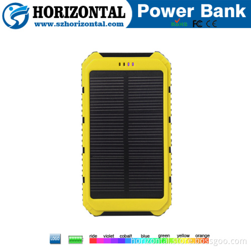 China New Products Waterproof Solar Power Bank, Fast Charge Solar Power Bank